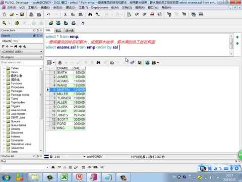 Java Web进阶 Oracle 19 排序