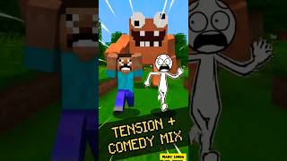 RUN!! A Giant Monster Is Chasing Us 😂🦖 (Minecraft Animation