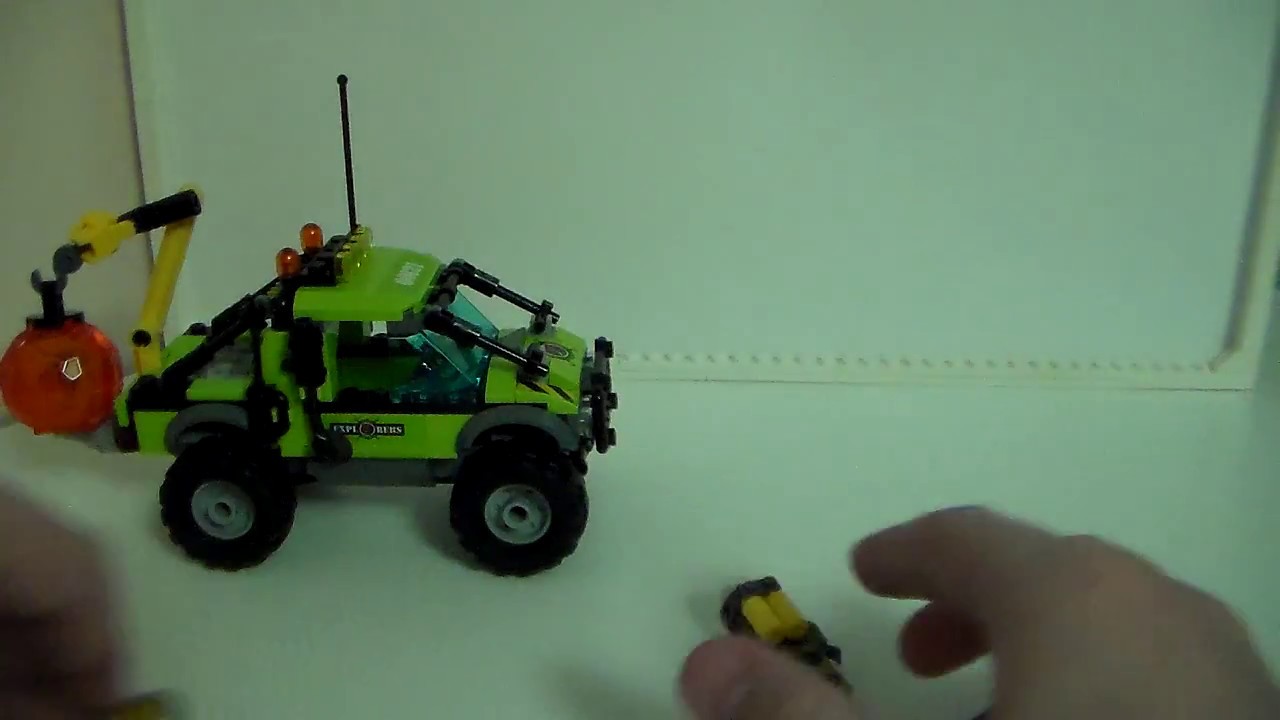 Обзор лего 60121 Грузовик исследователей вулканов.