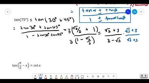 5.4 Sum and Difference Identities for Sine and Tangent (Cont.)