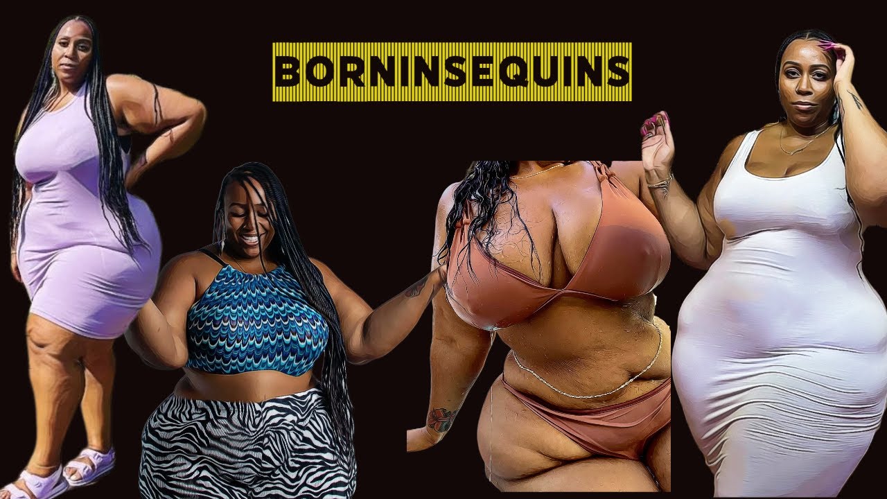 SSBBW: Meet Borninsequins, the curvy plus size black American model #