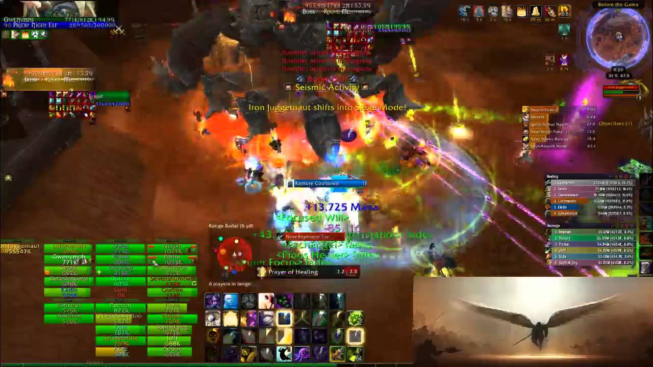 Gwenymph - Disc Priest PoV HM25 Iron Juggernaut (Top 1% Parse)