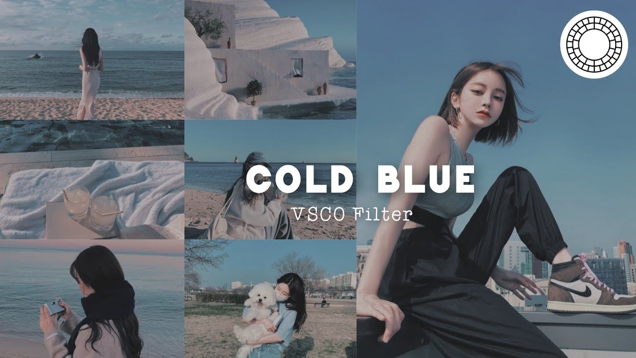 Cold Blue VSCO photo editing tutorial | vsco filter