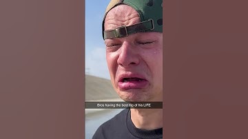 He thought the turtles weren’t actually there 💀