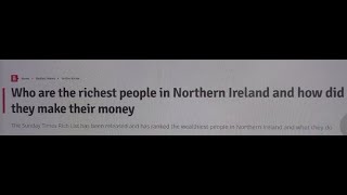 Northern Ireland Rich List of 11 Top People of 2025