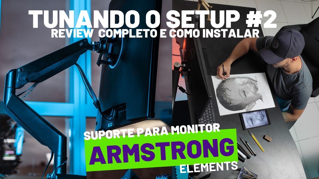 Melhorando o Setup com o suporte articulado para monitor Armstrong da ...