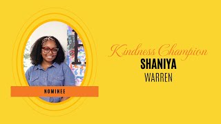 Shaniya W - 2025 Kindness Champion Nominee