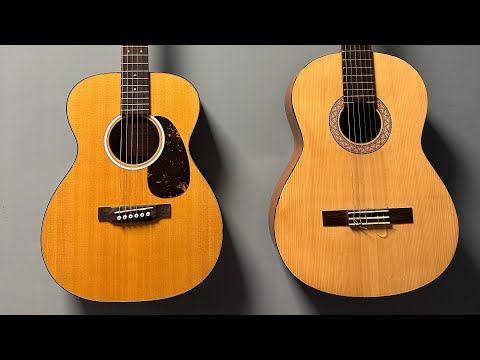 Видео: Разница между дешёвой гитарой и дорогой Обзор гитары Martin 000JR-10E Shawn Mendes VS Yamaha c40m