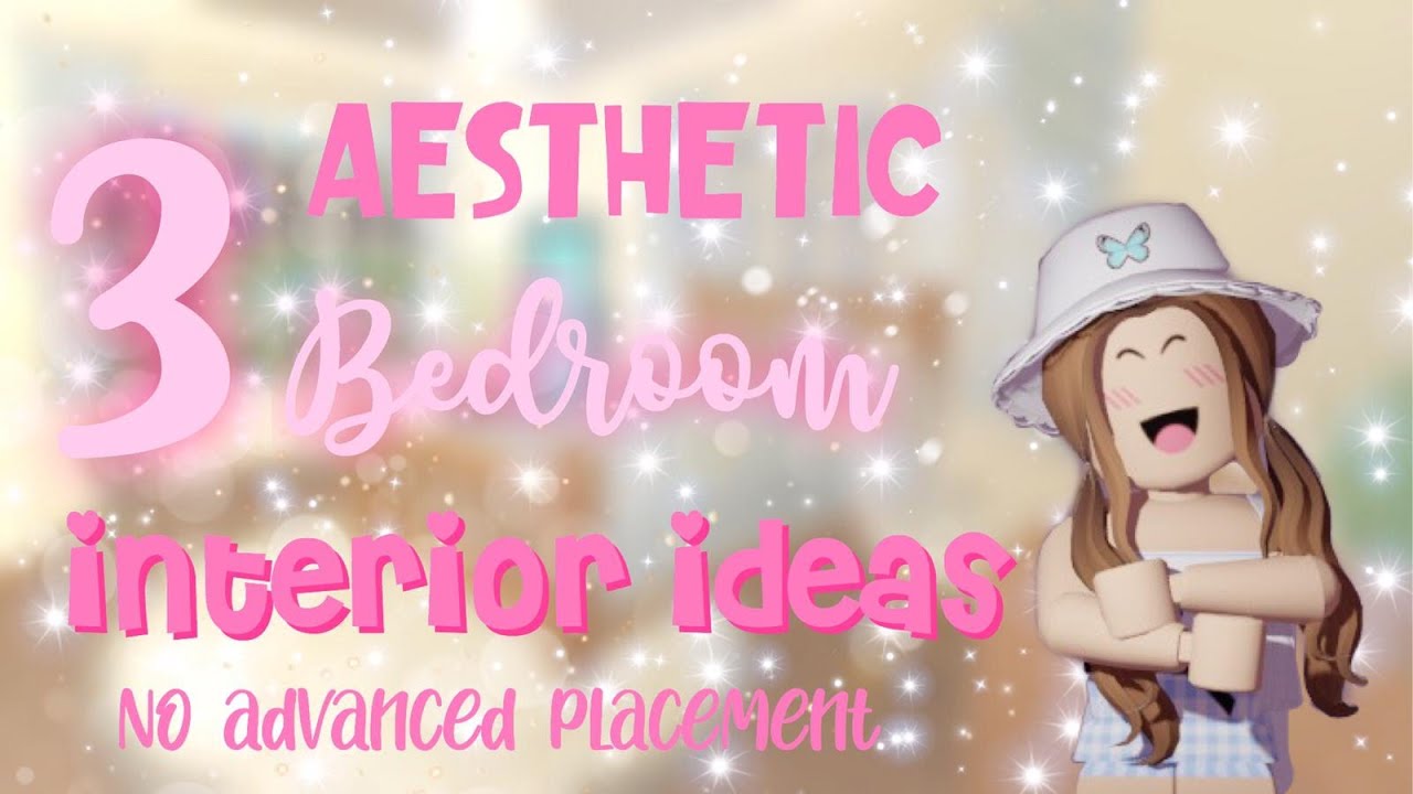 3 Aesthetic Bedroom Ideas No Advanced Placment Bloxburg Roblox Youtube - asthetic faceless roblox character