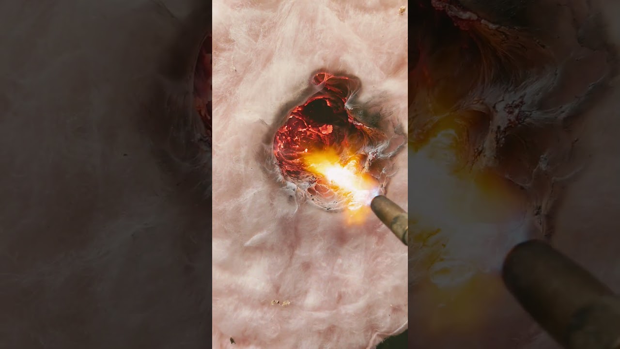 burn test on fiber glass insulation