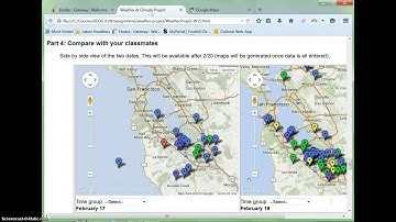 Weather project video #3 - Class data set