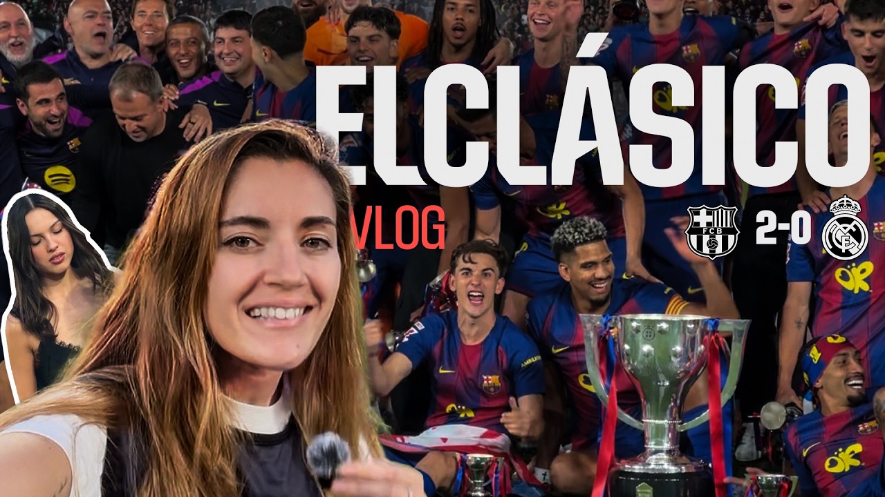 Por esto ELCLÁSICO es el mejor PARTIDO del MUNDO | FC BARCELONA 2-0 REAL MADRID desde dentro