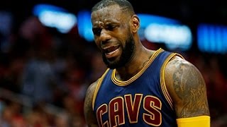 Lebron James Micd Up During Game 2 Vs. Hawks