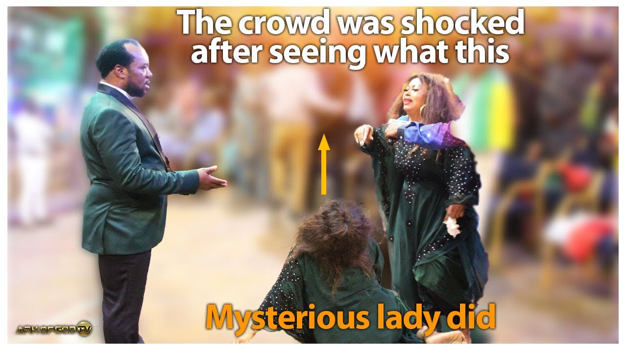 The crowd was shocked after seeing what this Mysterious lady did