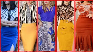 Skirt Blouse Designs Fashion Stylish Trendy Chic (Simple and clear list of relevant 2024)*