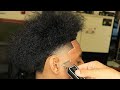 Low Taper on Long Curly Hair | Haircut Tutorial