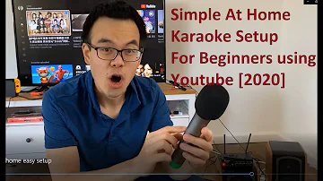 What do I need to setup karaoke at home?