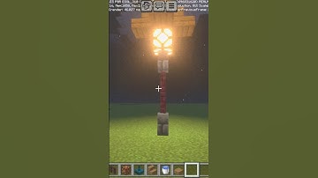 Minecraft working automatic Lamp #shorts #minecraft