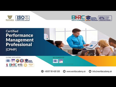 Certified Performance Management Professional [CPMP] - YouTube