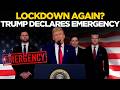 Trump Speech Live US President Just Declare Emergency Trump New Message To America Iran