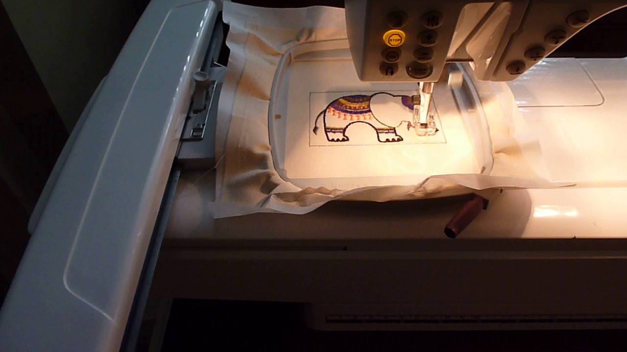 Husqvarna Designer embroidery arm YouTube