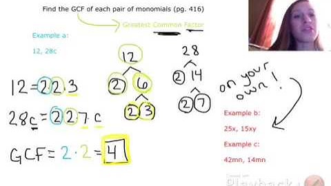 Lesson 5-8: Factor Linear Expressions