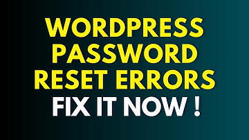 Struggling with WordPress Password Reset Errors? Here’s Your Fix!