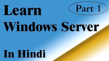 Windows Server 2012 Tutorial in Hindi - Part 1 - History Part A | FULL TRAINING In HINDI/ URDU  FREE