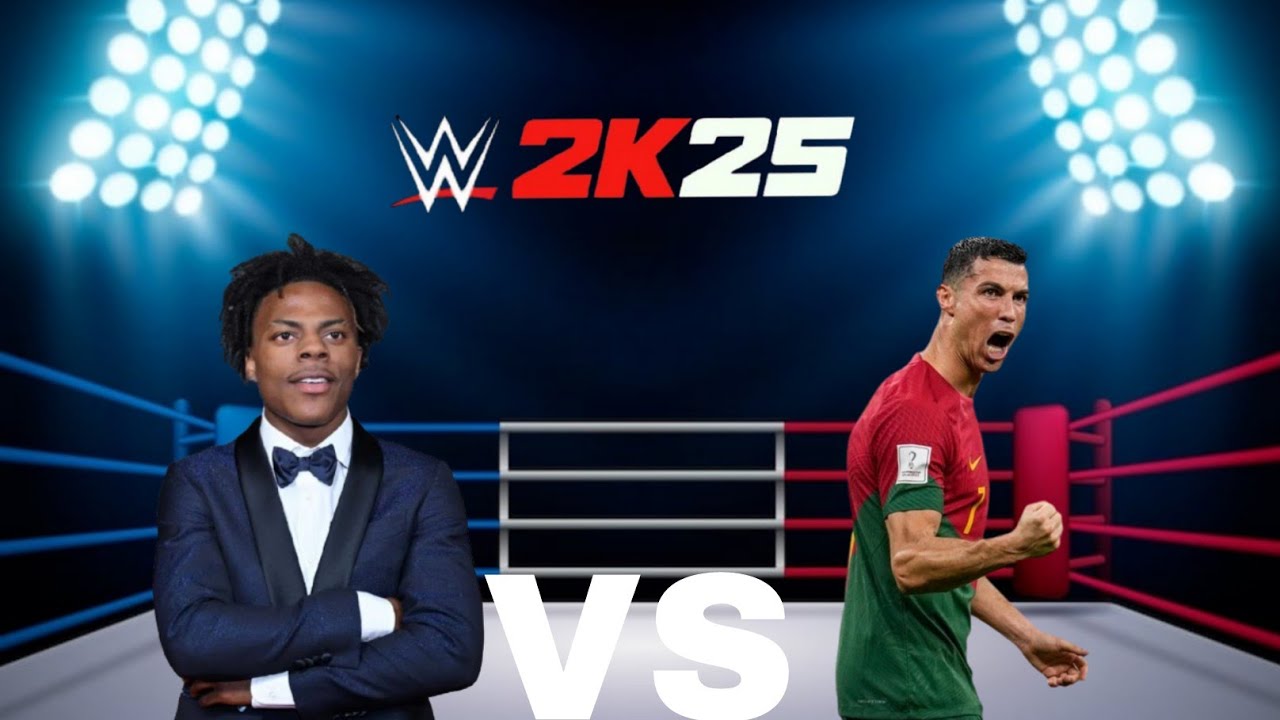 IShowSpeed VS RONALDO IN WWE 2K25!! (nebunie)