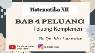Peluang Komplemen Peluang Komplemen