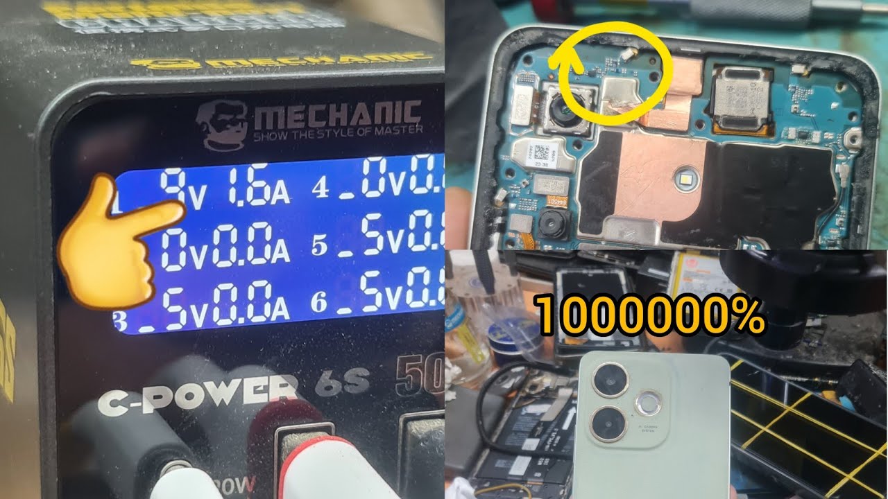 Oppo A5 Pro 5G dead solution |power not working a5 pro oppo |short 0.3 |auto current cpu reboll |