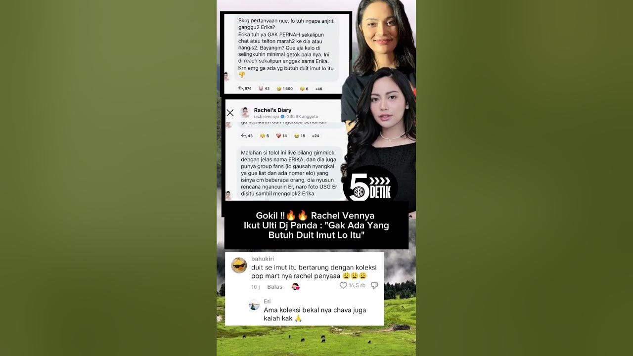RACHEL VENNYA ULTI DJ PANDA DENGAN KATA-KATA MUTIARANYA BELA ERIKA CARLINA #erikacarlina #shorts