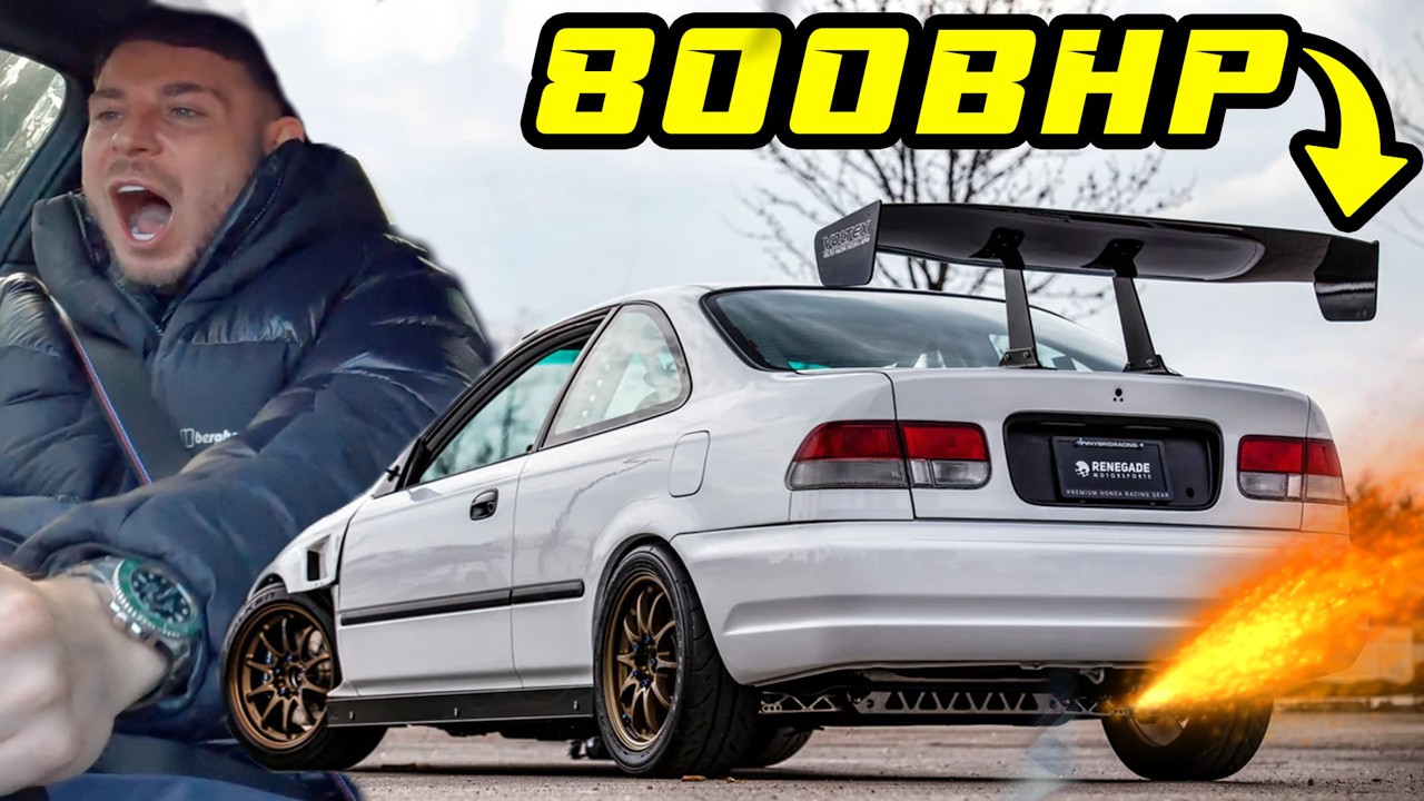 Buying a 800HP Honda Civic Left For Scrap