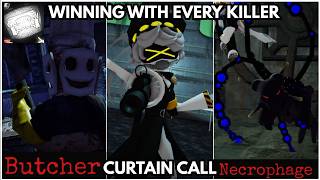 WINNING WITH EVERY KILLER IN "CURTAIN CALL" | Roblox Curtain Call