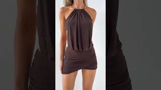 The Perfect🥀Our evanna Mini dress🤎 #fashion #model #beauty #style #outfit #shorts The Perfect🥀Our evanna Mini dress🤎 #fashion #model #beauty #style #outfit #shorts