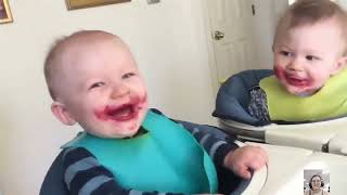 The Cutest Twin Babies On The Planet   Funny Baby Videos    Just Laugh online video cutter com 1