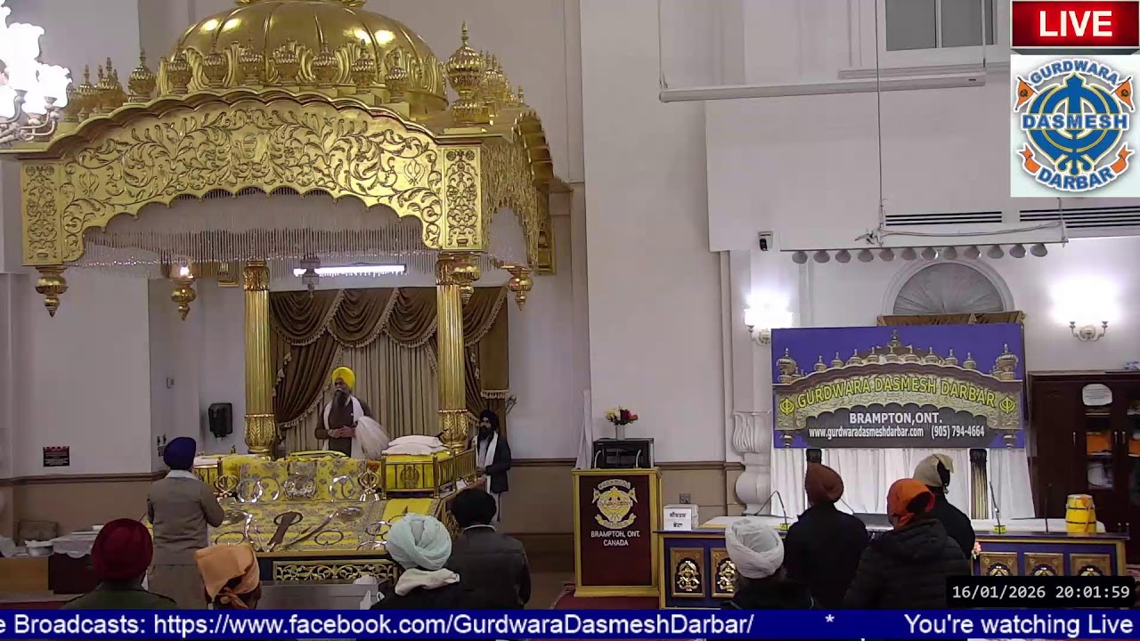 Gurdwara Dasmesh Darbar Live Stream