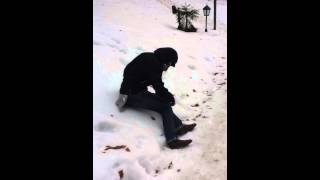 Graceful snow angels