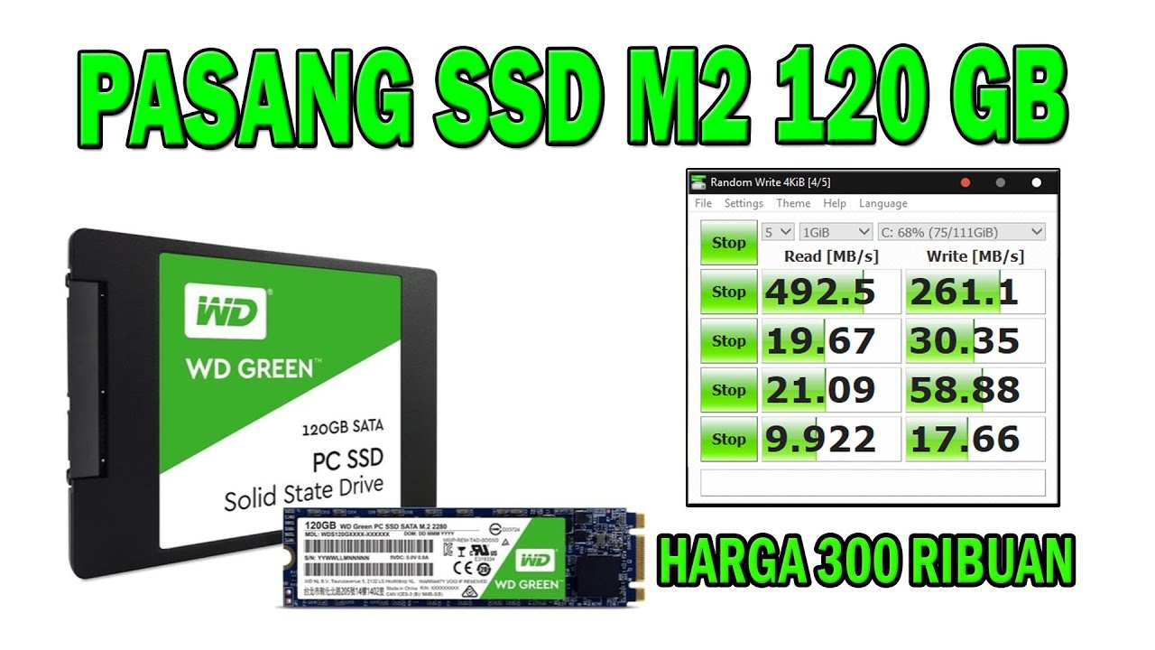 Cara Memasang SSD M.2 120 GB di Laptop HP Probook 440 G3 