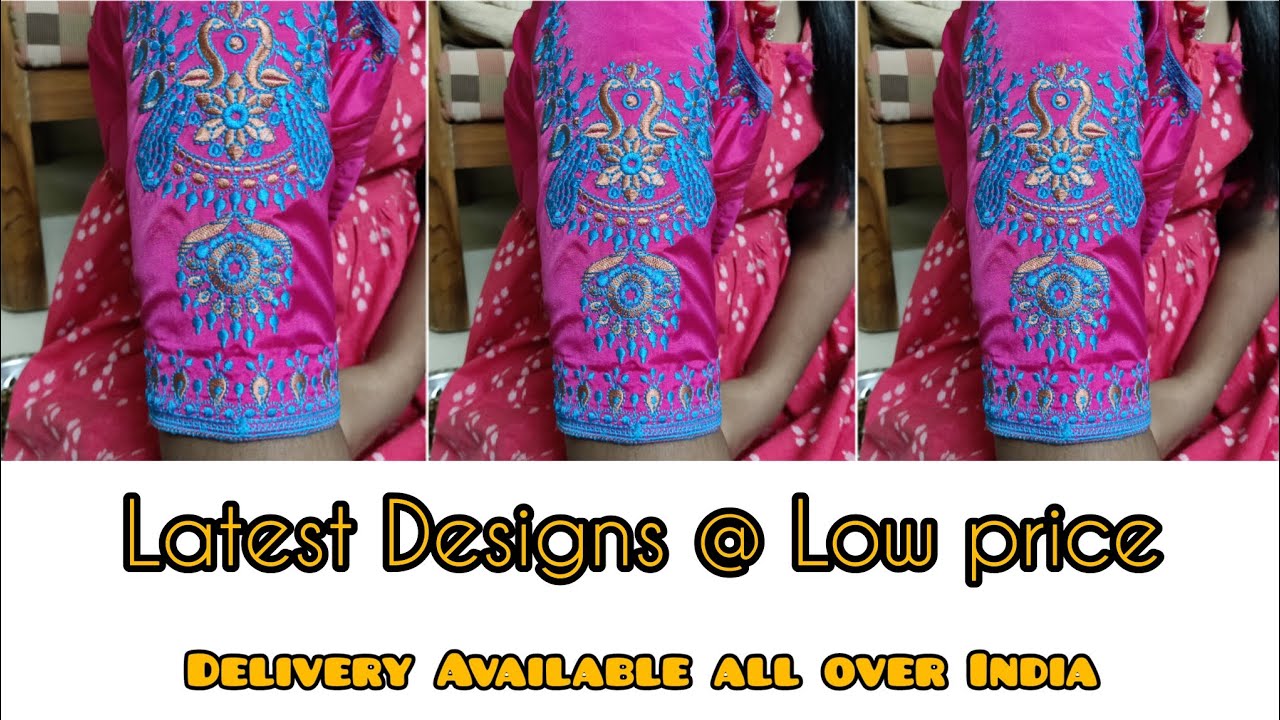 Latest work Blouse designs @Low price😲😯. Delivery available all over India. Happy Clients 😍