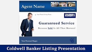 Coldwell Banker Listing Presentation Template for CB Agents