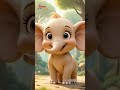 El Elefantito - The Little Elephant | Spanish Nursery Rhymes for Children's | Galatta Kids | Shorts