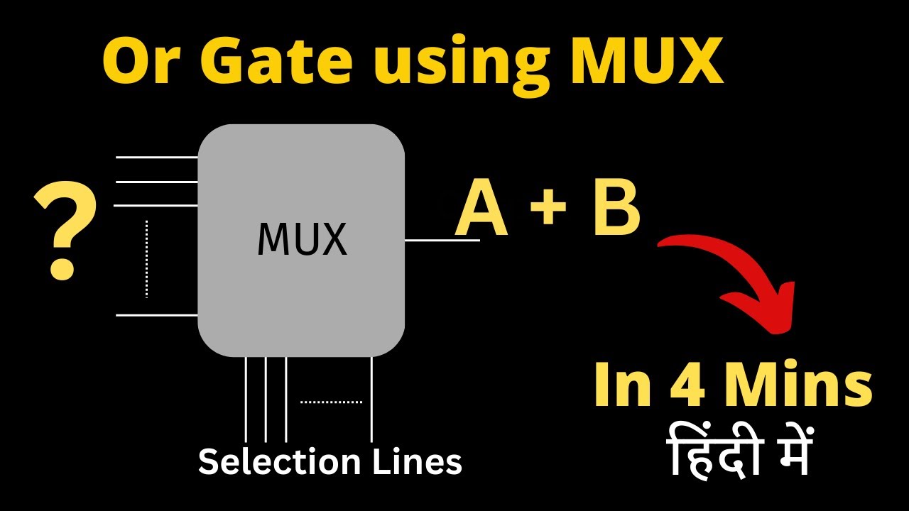 OR gate with Multiplexer || Digital Logic in Hindi - YouTube
