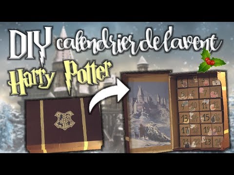 DIY CALENDRIER DE L'AVENT HARRY POTTER 