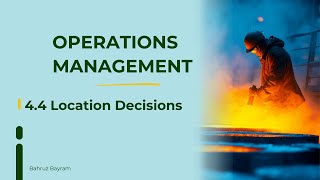IGCSE Business Studies  Ch 4.4 | Location Decisions | Factors for Manufacturing, Services & Retail