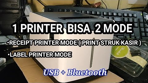 XPRINTER XP-Q371U XP-T371U setting RECEIPT PRINT MODE &  LABEL PRINT MODE