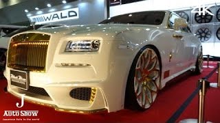 (4K)ROLLS ROYCE WRAITH Black Bison Edition ロールスロイス レイス- 大阪オートメッセ 2016