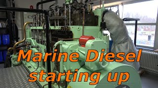 How to start up a Marine Diesel Engine