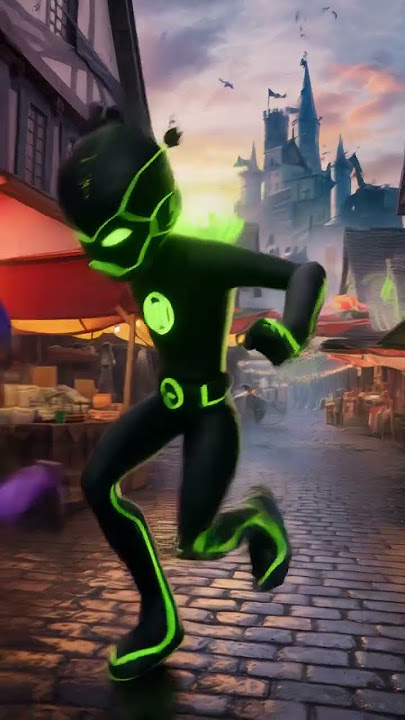 3D BEN 10 Vs A #ai #SPIDER MAN #A