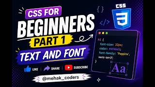 CSS Text & Fonts Explained | CSS Tutorial for Beginners